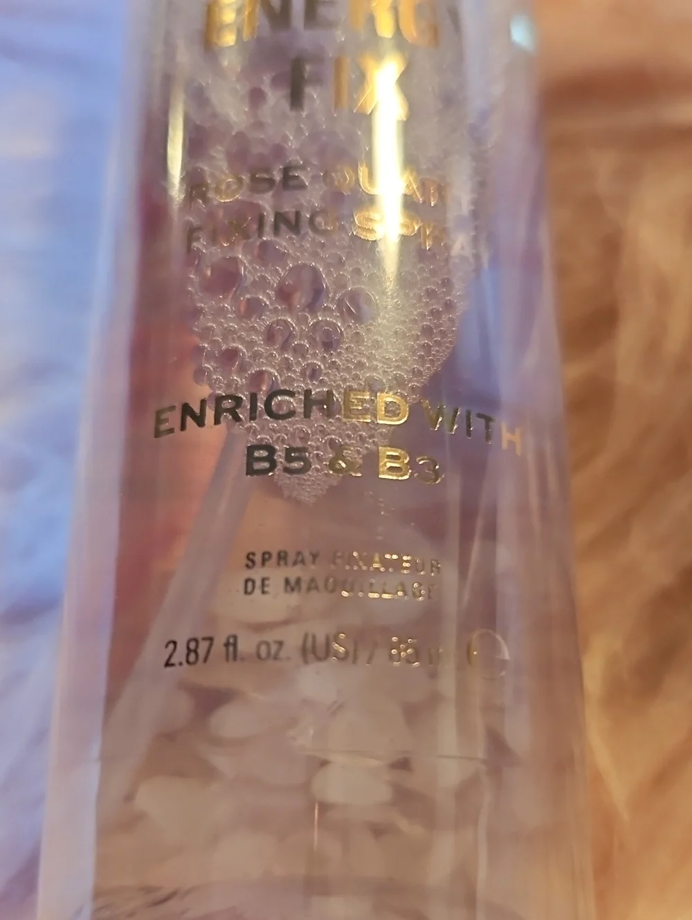 🆕️SEALED Makeup Revolution Energy Fix 🌹💎Rose Quartz Fixing Spray